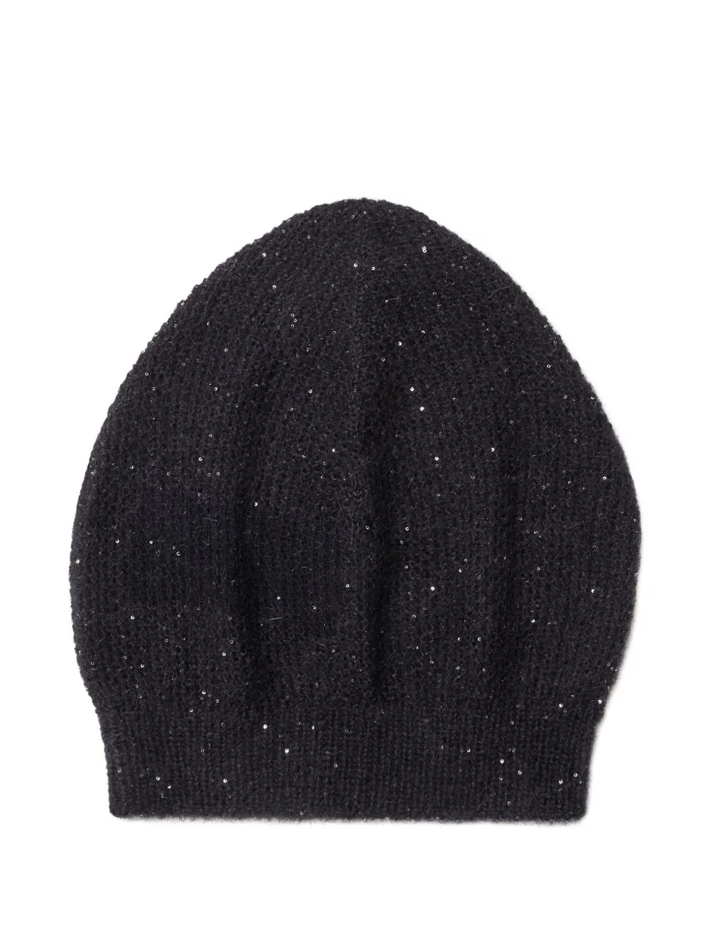 sequined beanie hat - 1