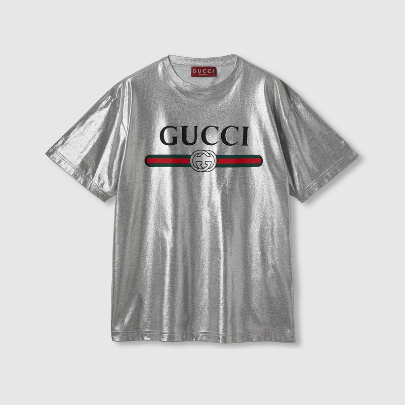 Printed cotton jersey T-shirt 1