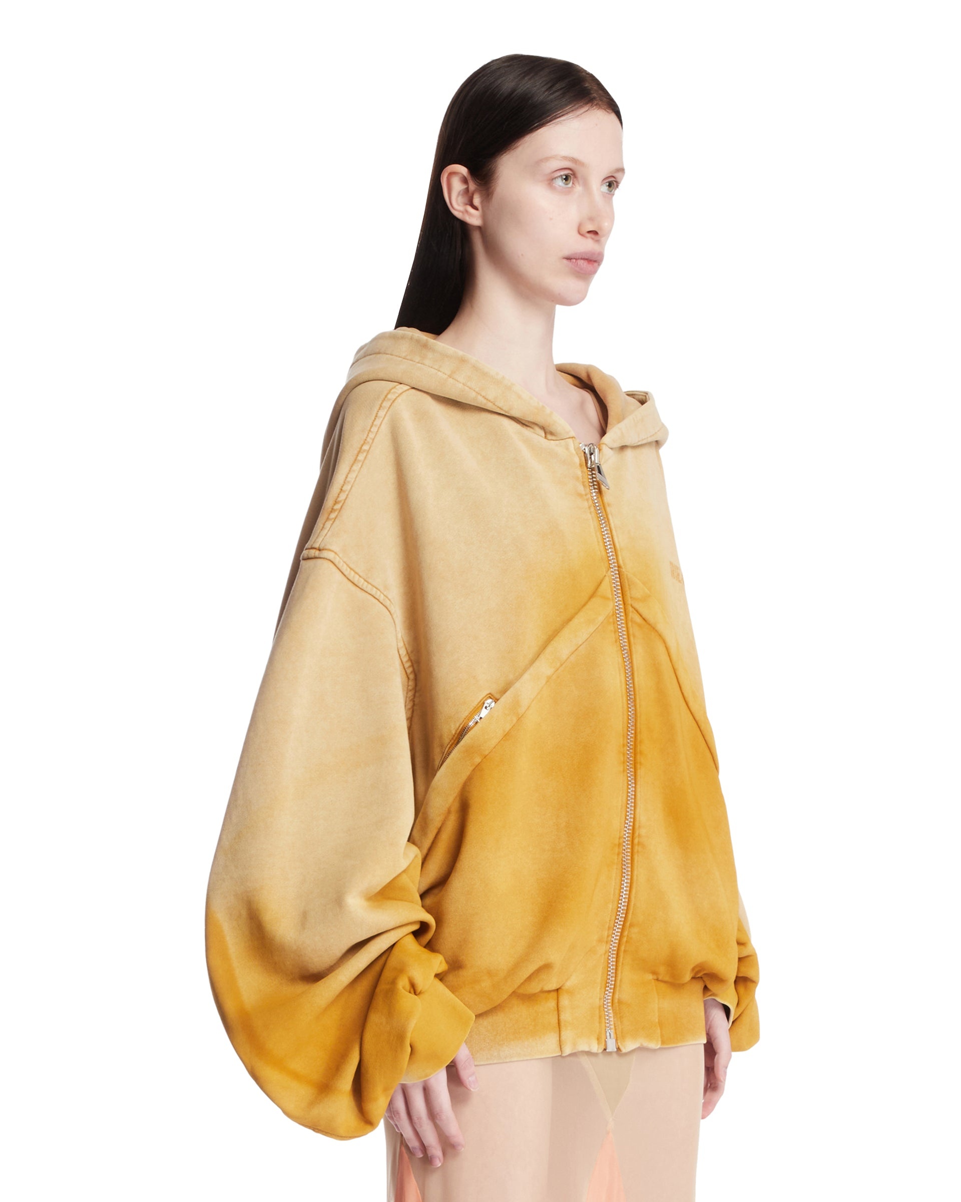 Ochre Sprayed Jersey Bomber - 4