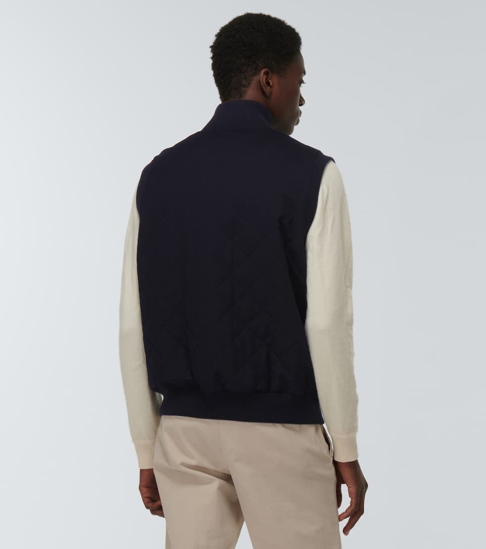 Carry reversible cashmere vest - 4