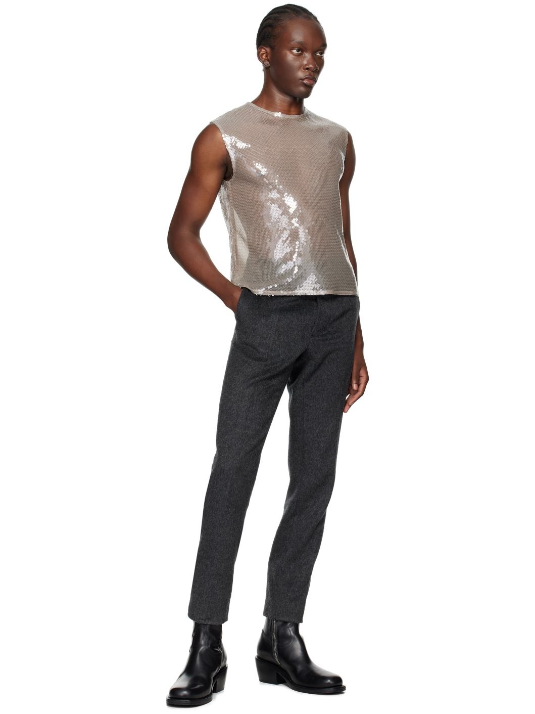 Gray Lyta Trousers - 4
