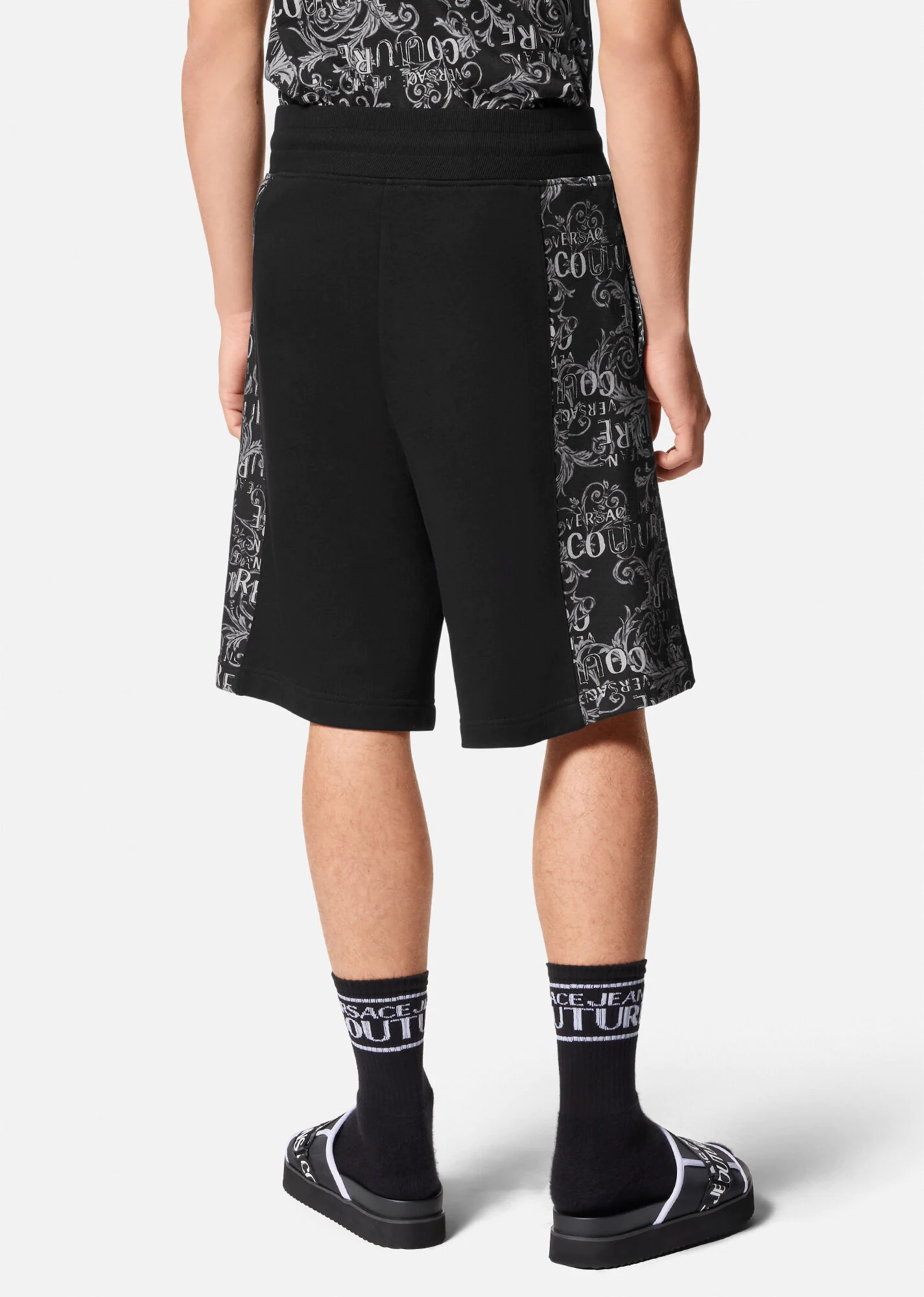 Logo Couture Sweat Shorts - 4