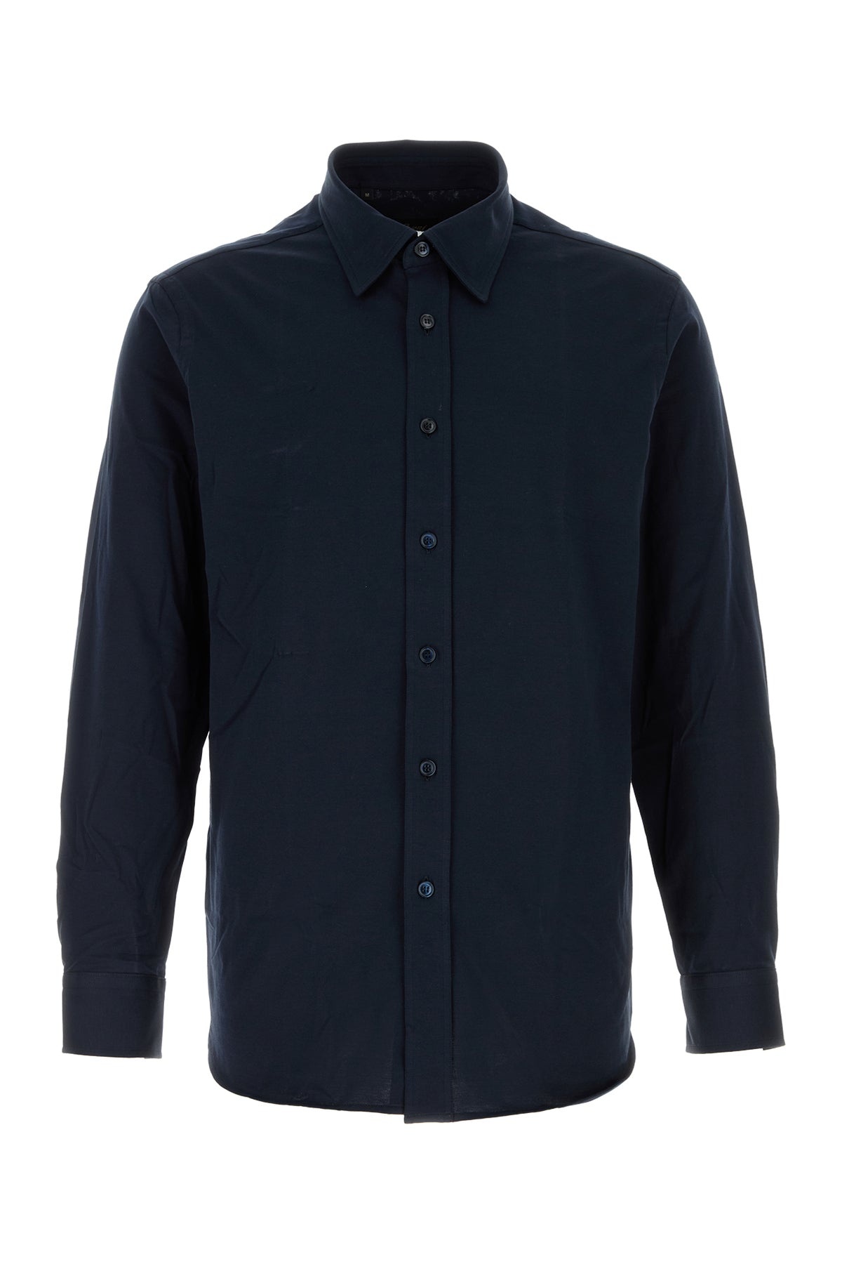 Midnight blue cotton shirt - 1