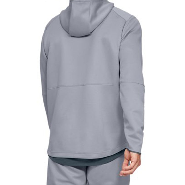 Men's Under Armour WarmUp Training Sports hooded Tops Gray 1345259-011 - 5