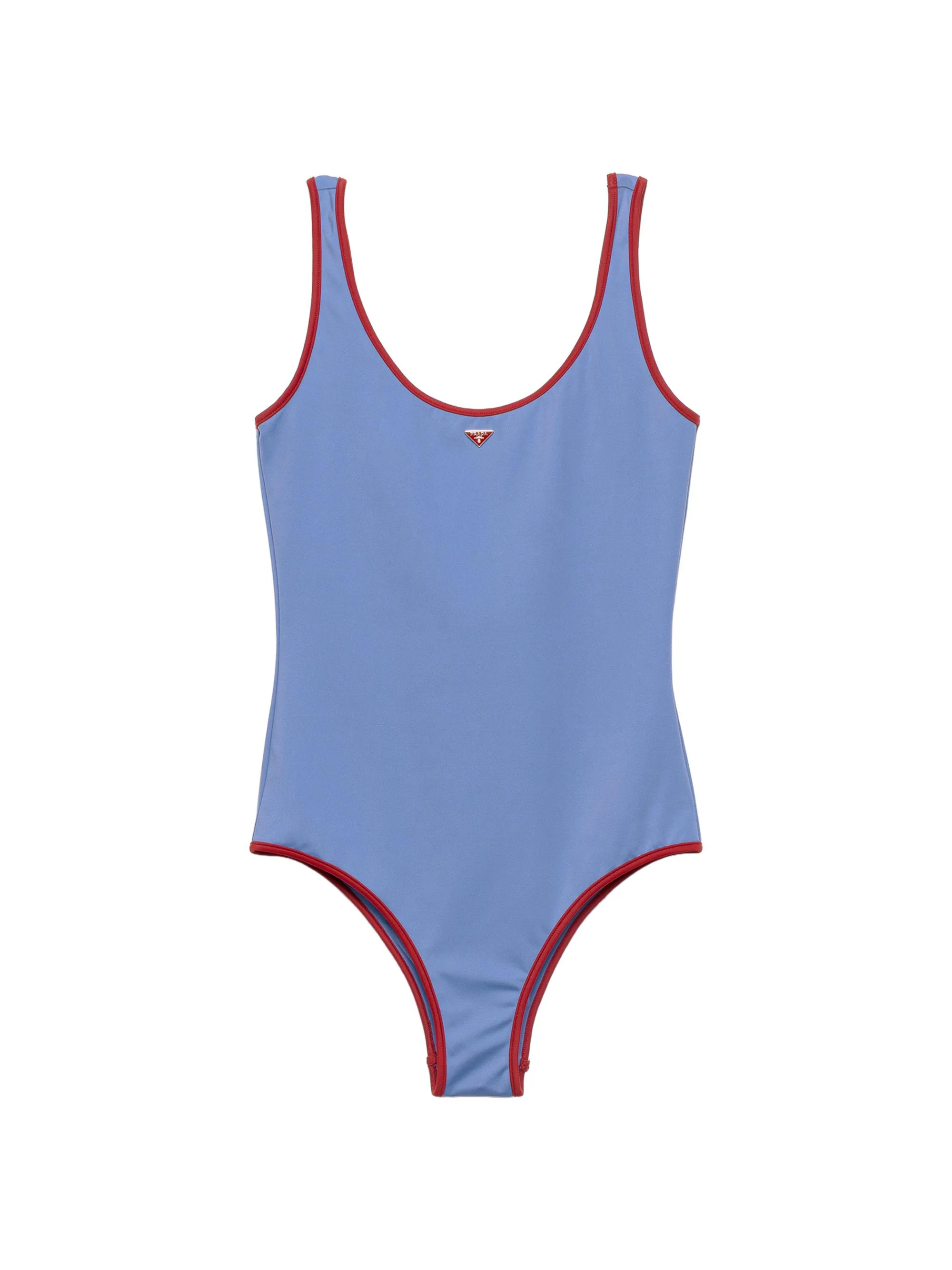Women's Jersey One-Piece Swimsuit - Blue - 1