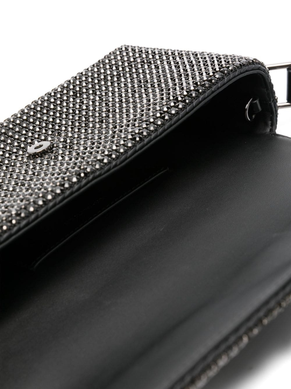 gem-embellished shoulder bag - 5