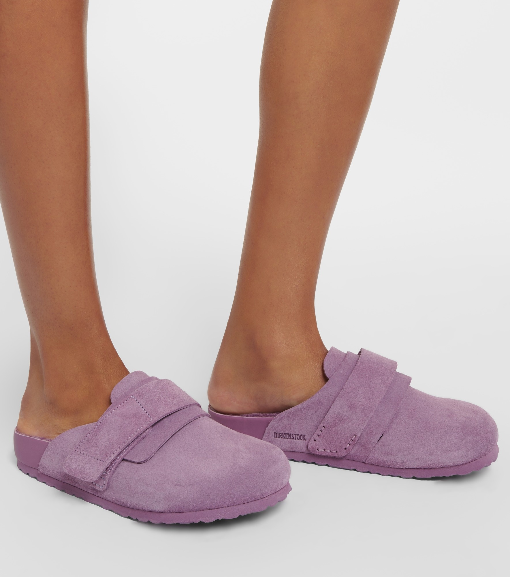 x Tekla Nagoya suede slippers - 7