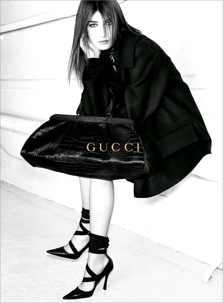 Gucci Fall 2002 Tom Ford Black Pebbled Buffalo Leather Doctors Bag - 6