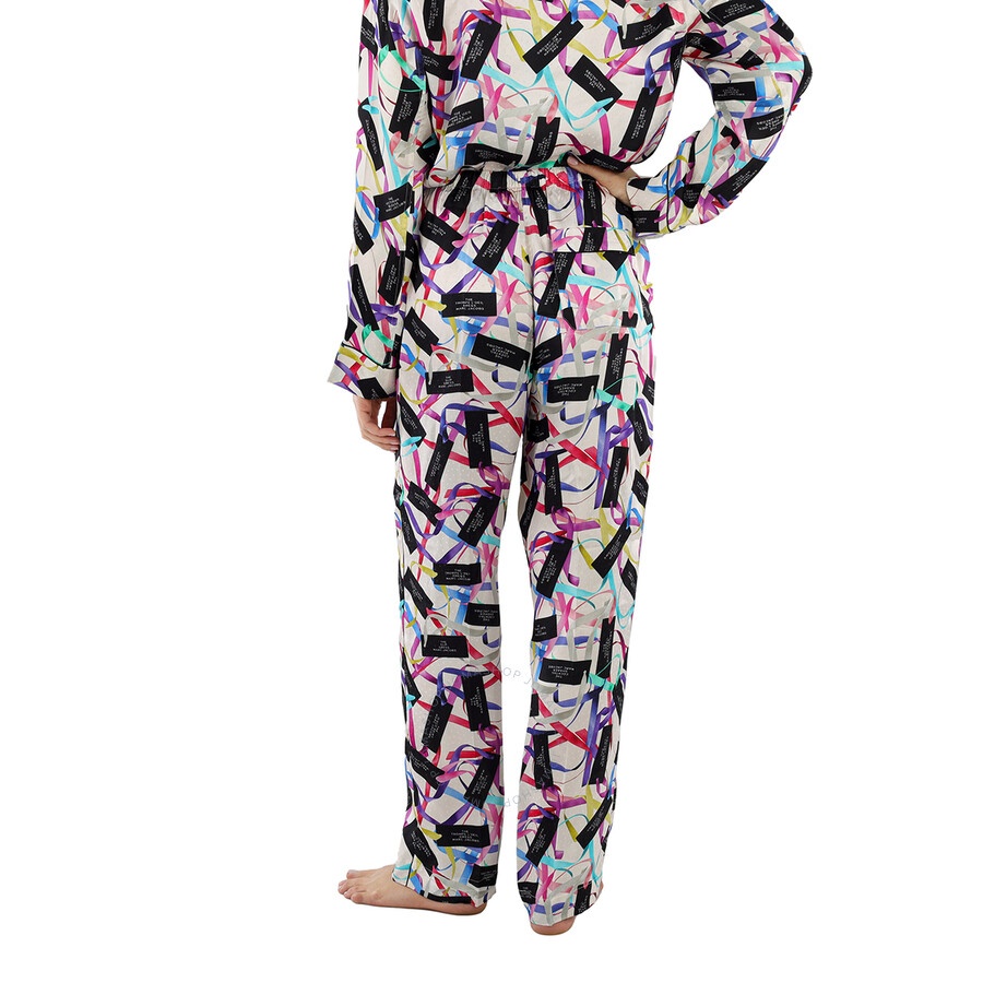 Marc Jacobs White / Multi Pajama Pants - 5