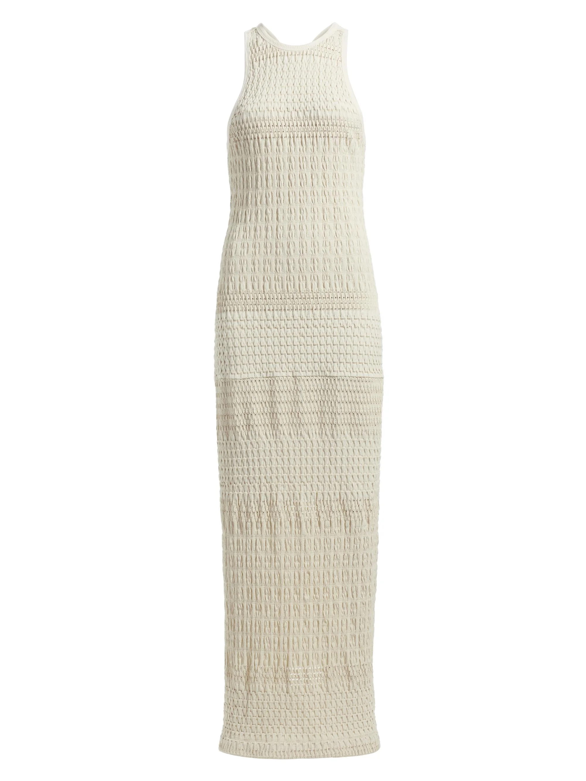Women's Ainhoa Seersucker Tank Maxi Dress - Creme - 1