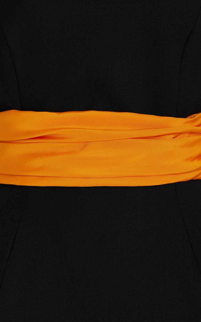 Cummerbund Stretch-Wool Top black 3