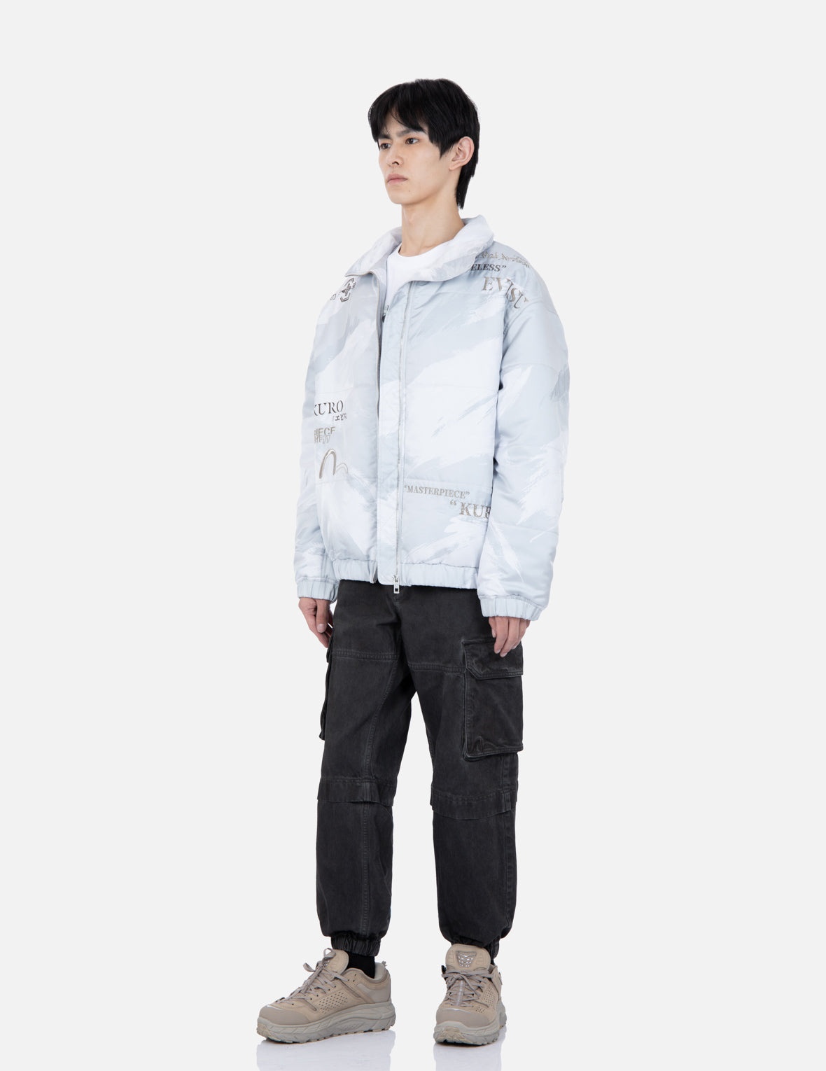 Brush Camouflage Print Padded Jacket - 3