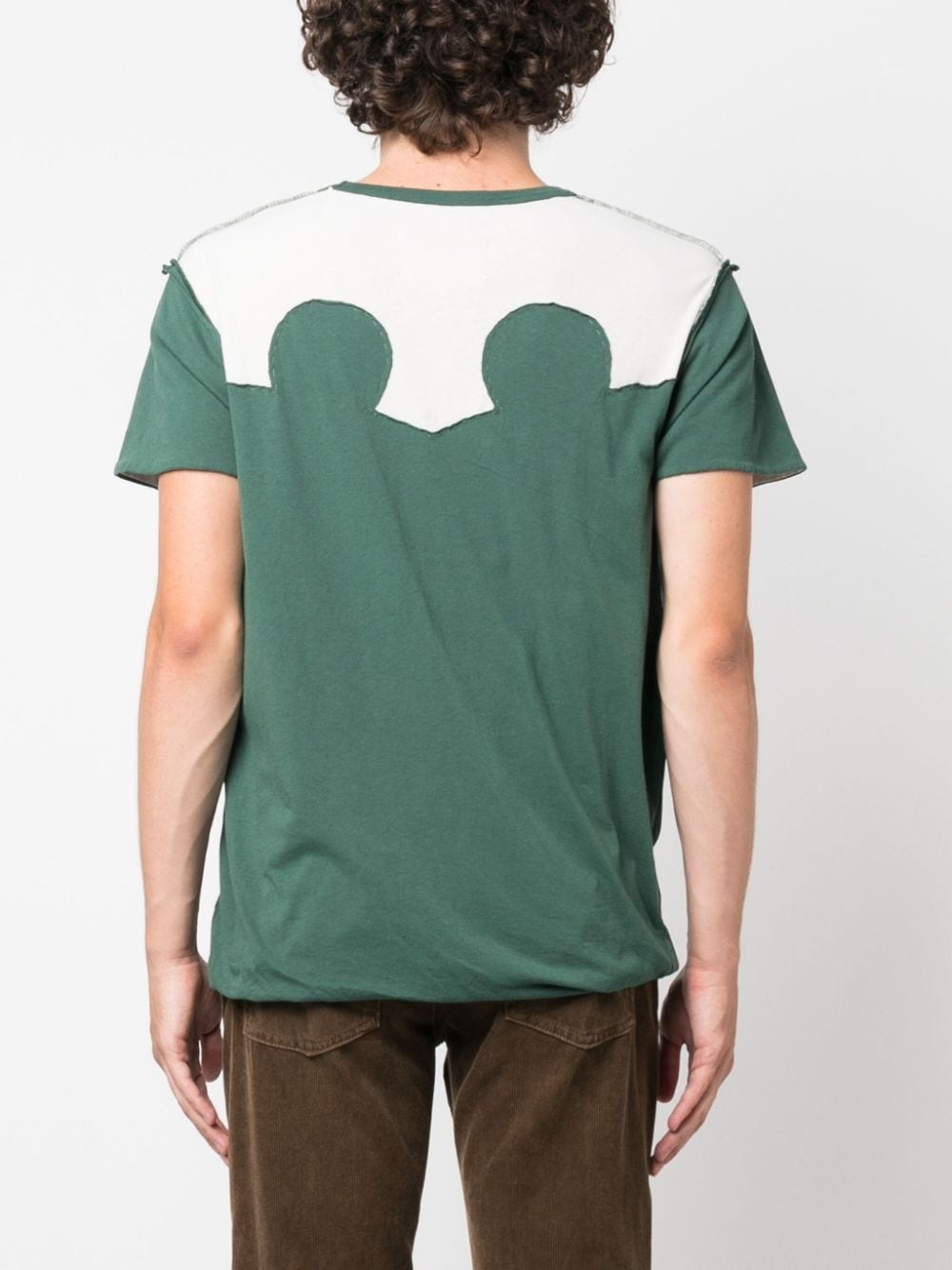 logo-print distressed t-shirt - 4