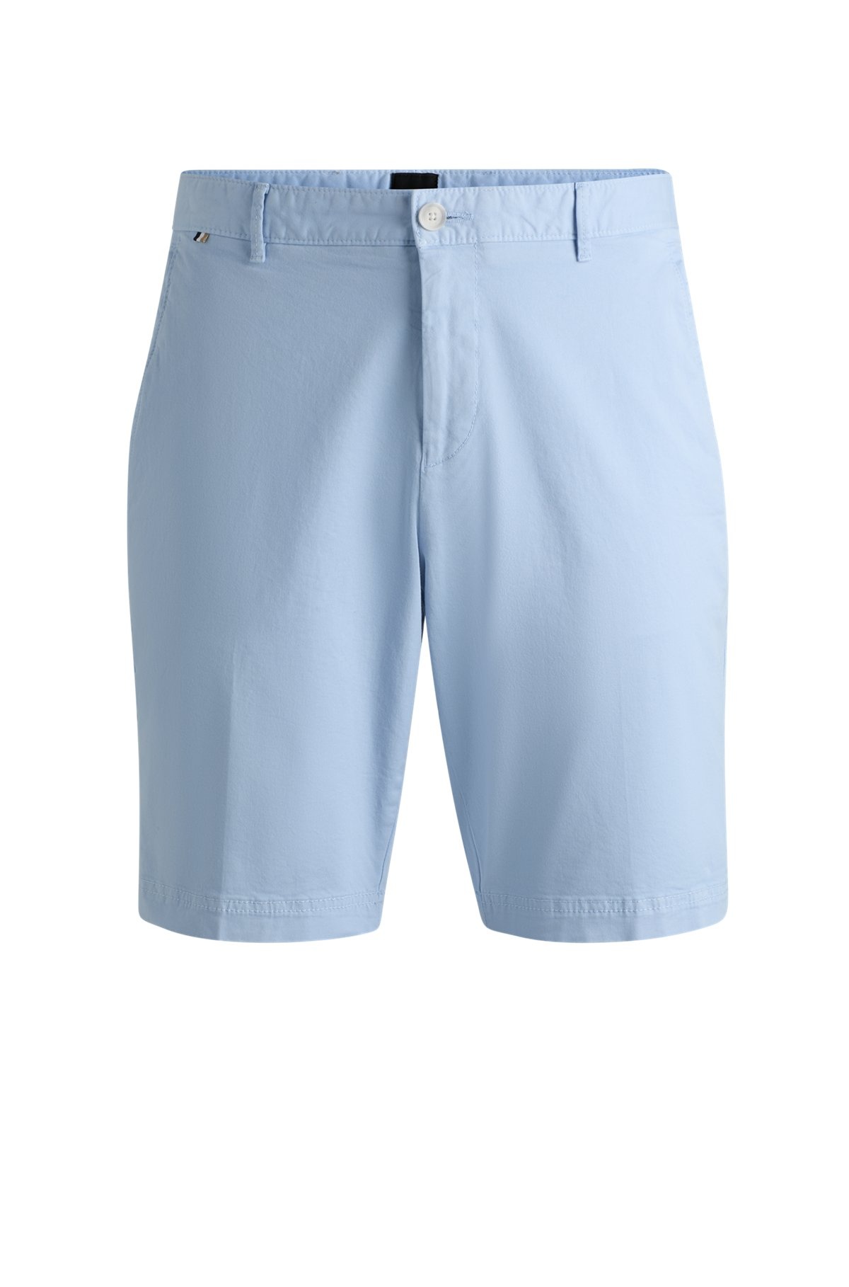 SLIM-FIT SHORTS IN STRETCH-COTTON TWILL - 1