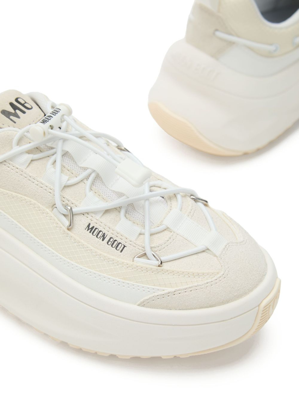 logo-embellished lace-up sneakers - 4
