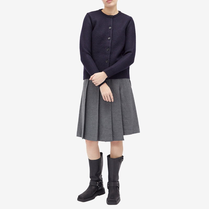 KASSL Editions kassl Slim Cardigan Boiled Wool Cardigan outlook