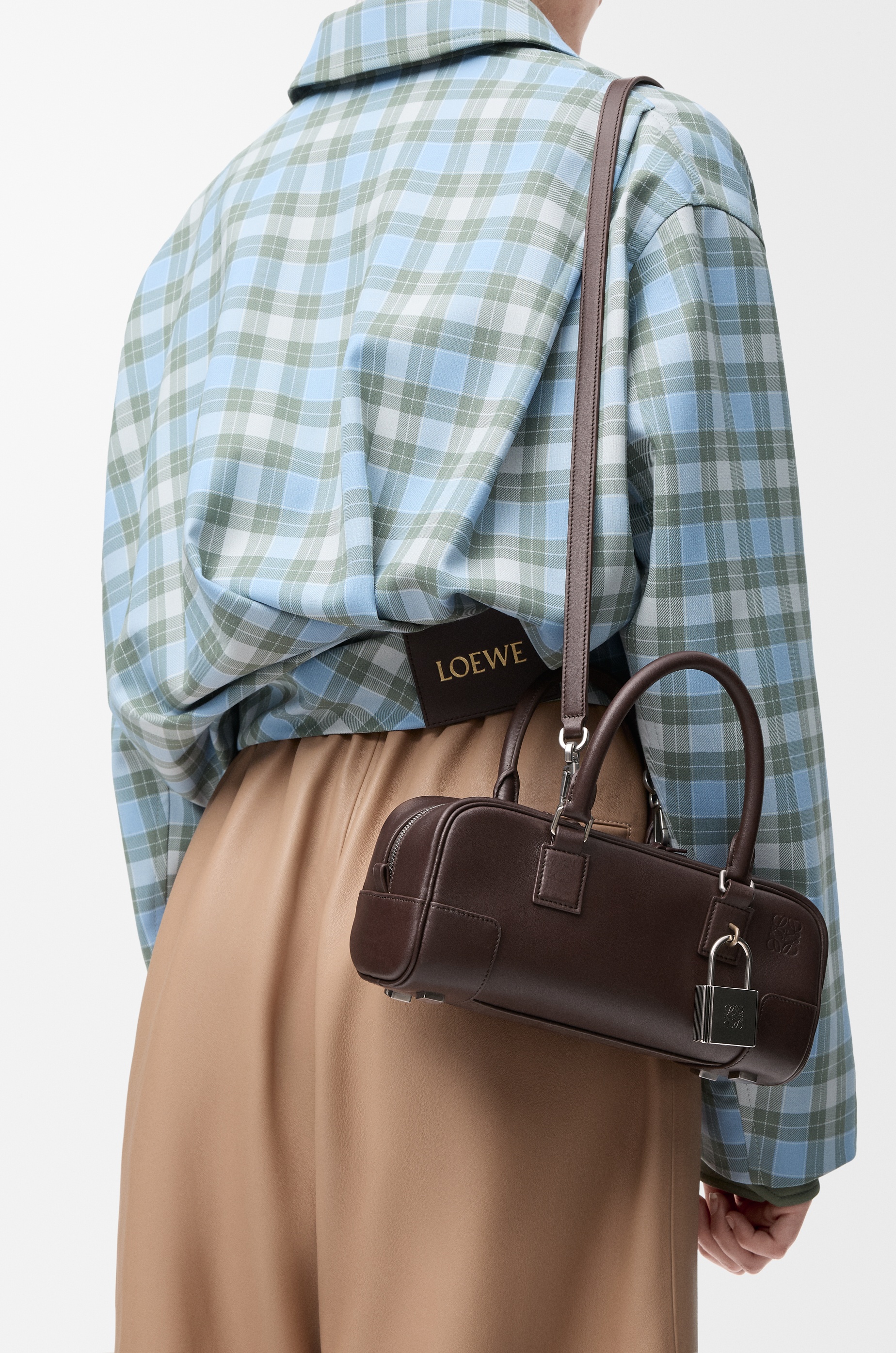 Amazona 23 cropped bag in shiny calfskin - 3