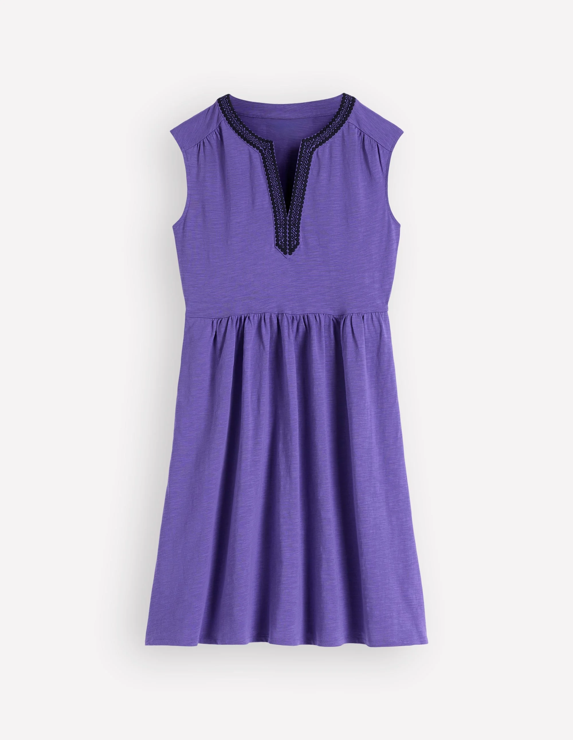 May Jersey Short Dress-Han Purple - 1