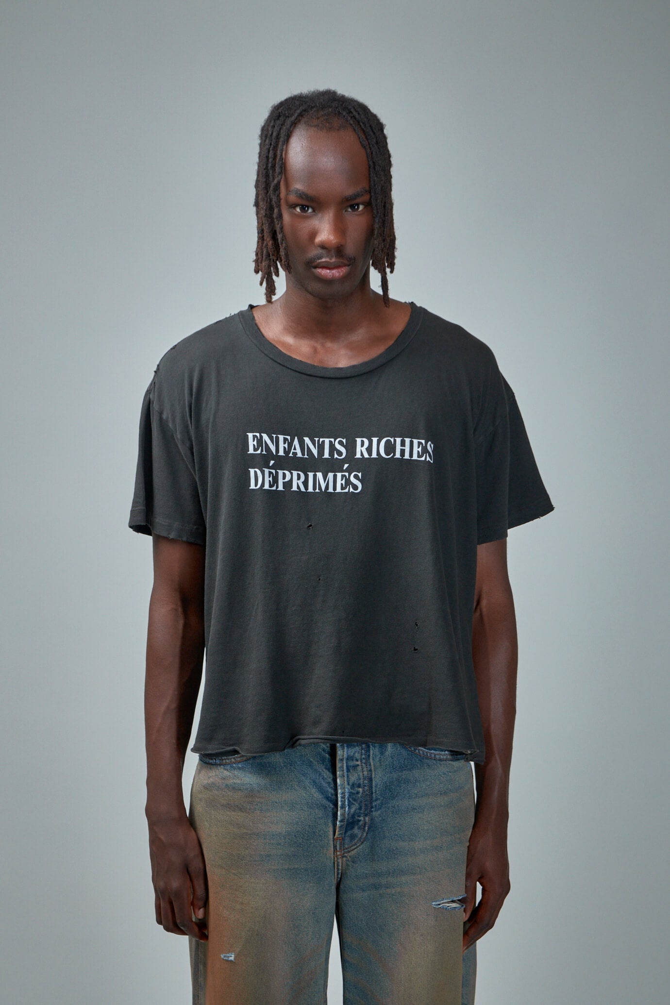 ENFANTS RICHES DÉPRIMÉS erd ブラックTシャツ Enfants Riches Déprimes Black ERD Records Logo T Shirt Small