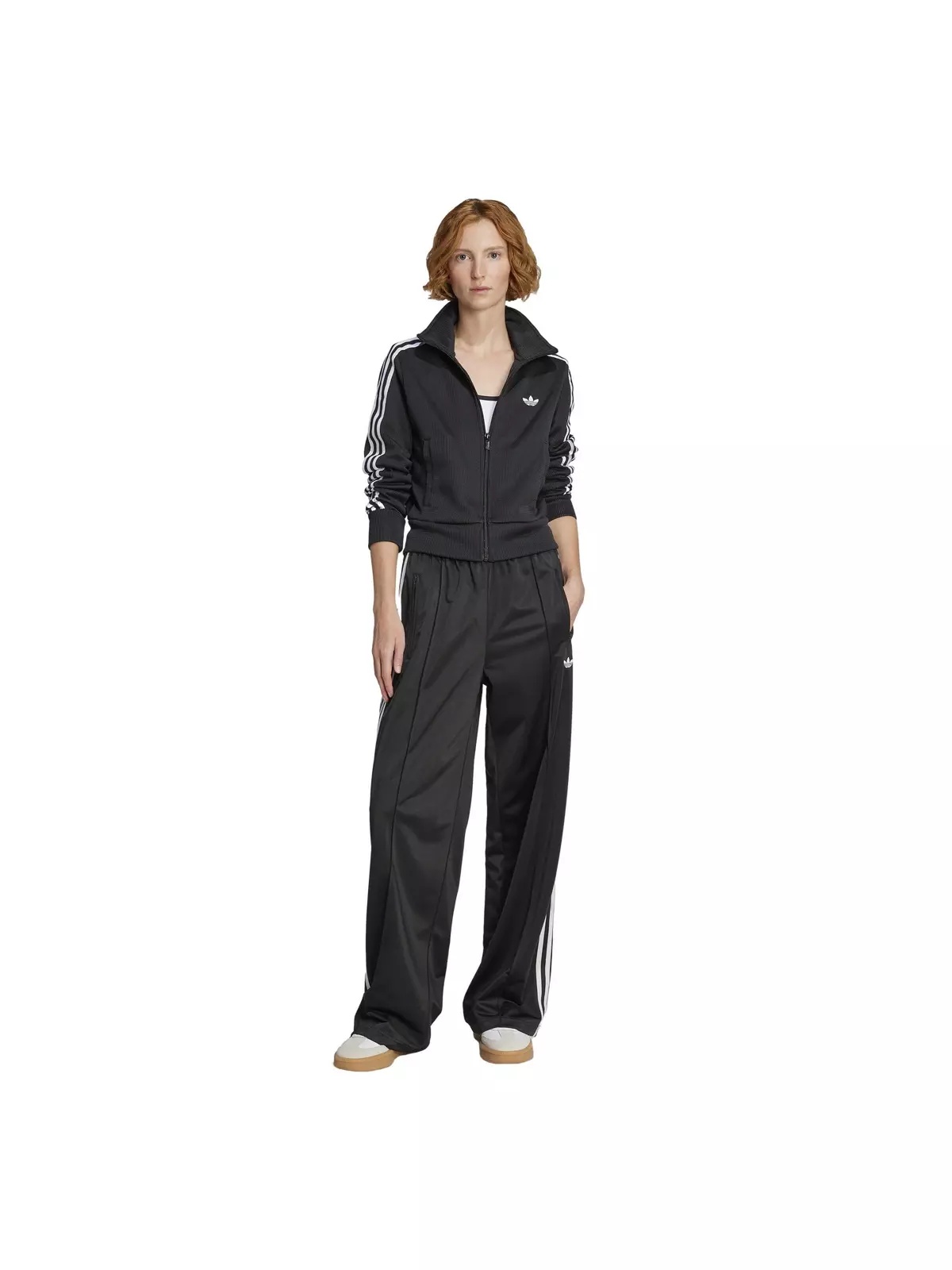 Originals Women's Firebird Adicolor Knit Track Top -Black/White - 5