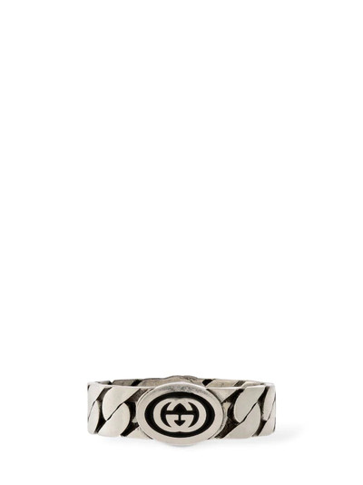 GUCCI WIDE INTERLOCKING G RING outlook