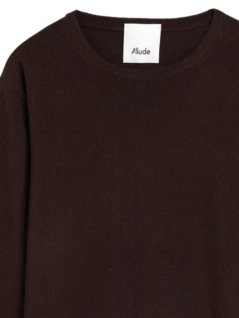 Allude crew-neck sweater outlook