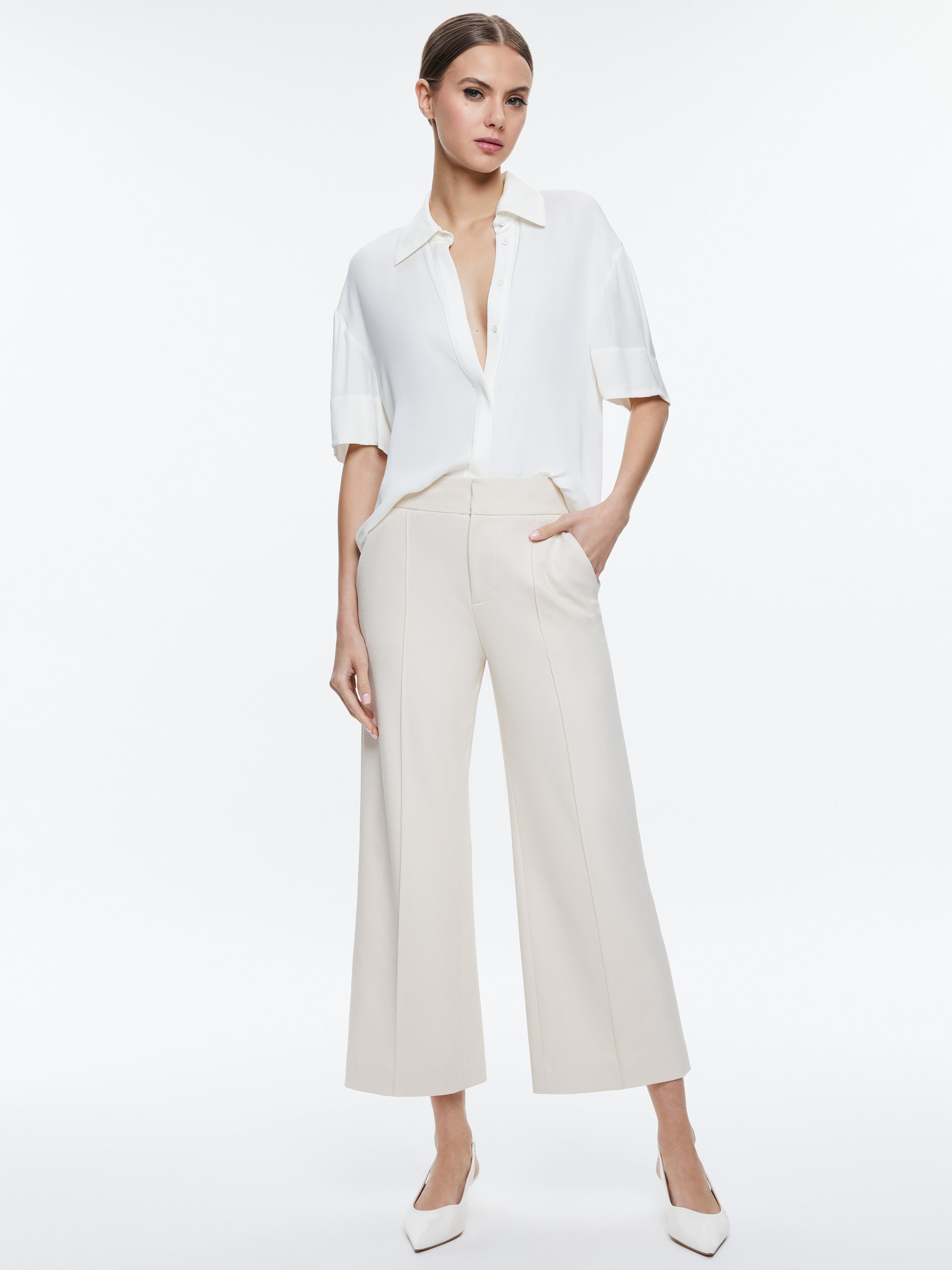 DYLAN HIGH RISE CROPPED PANT - 3