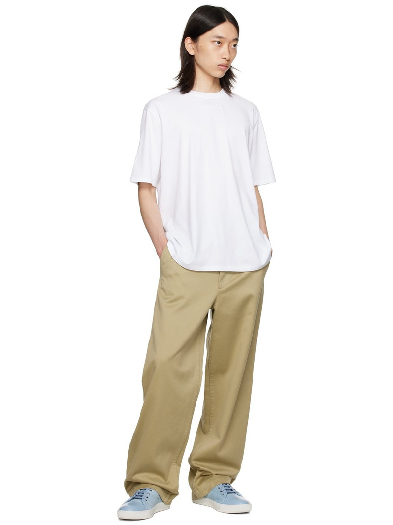 Lanvin White Logo Patch T-Shirt outlook