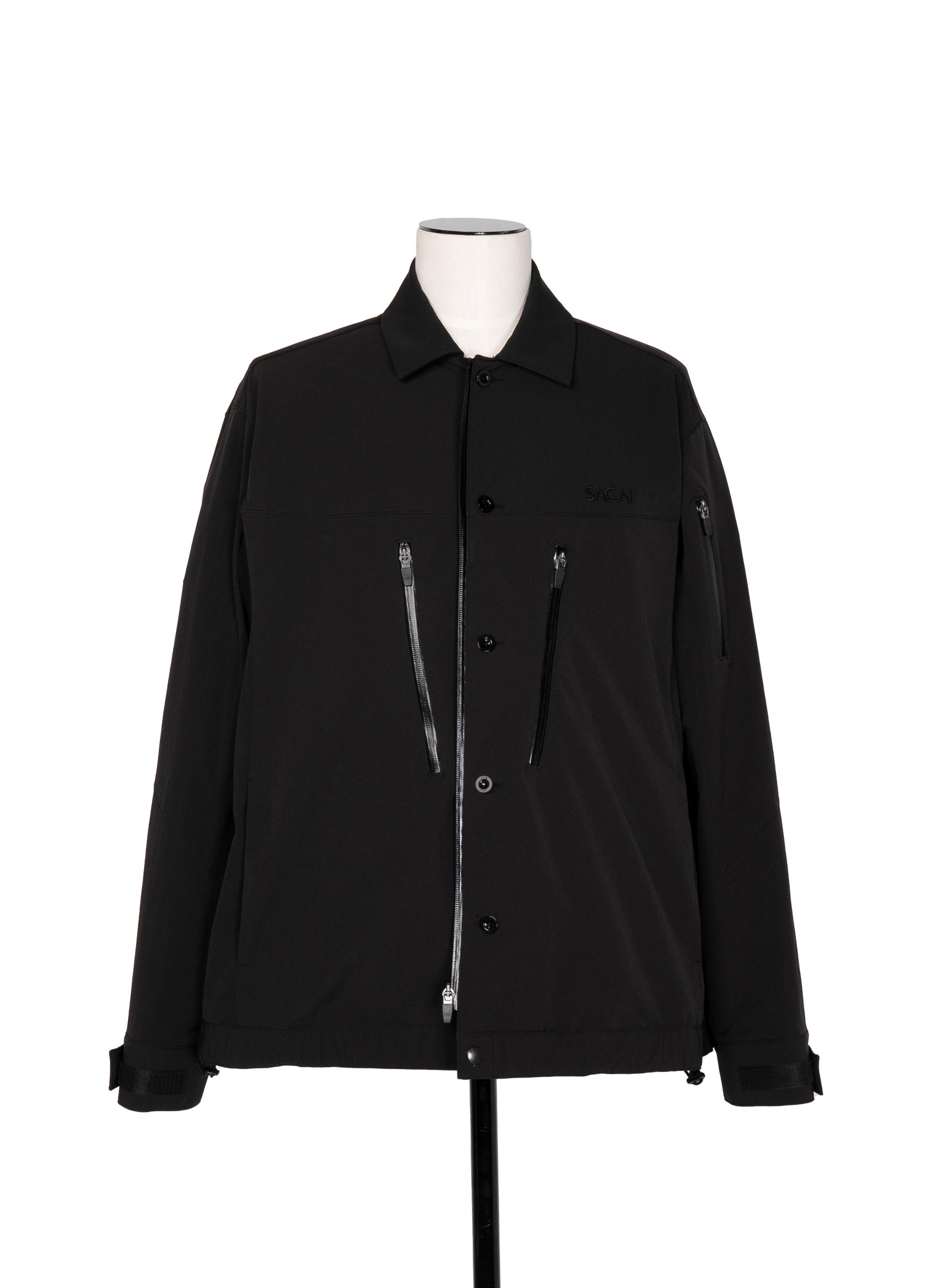 Nylon Stretch Water-Repellent L/S Shirt - 1