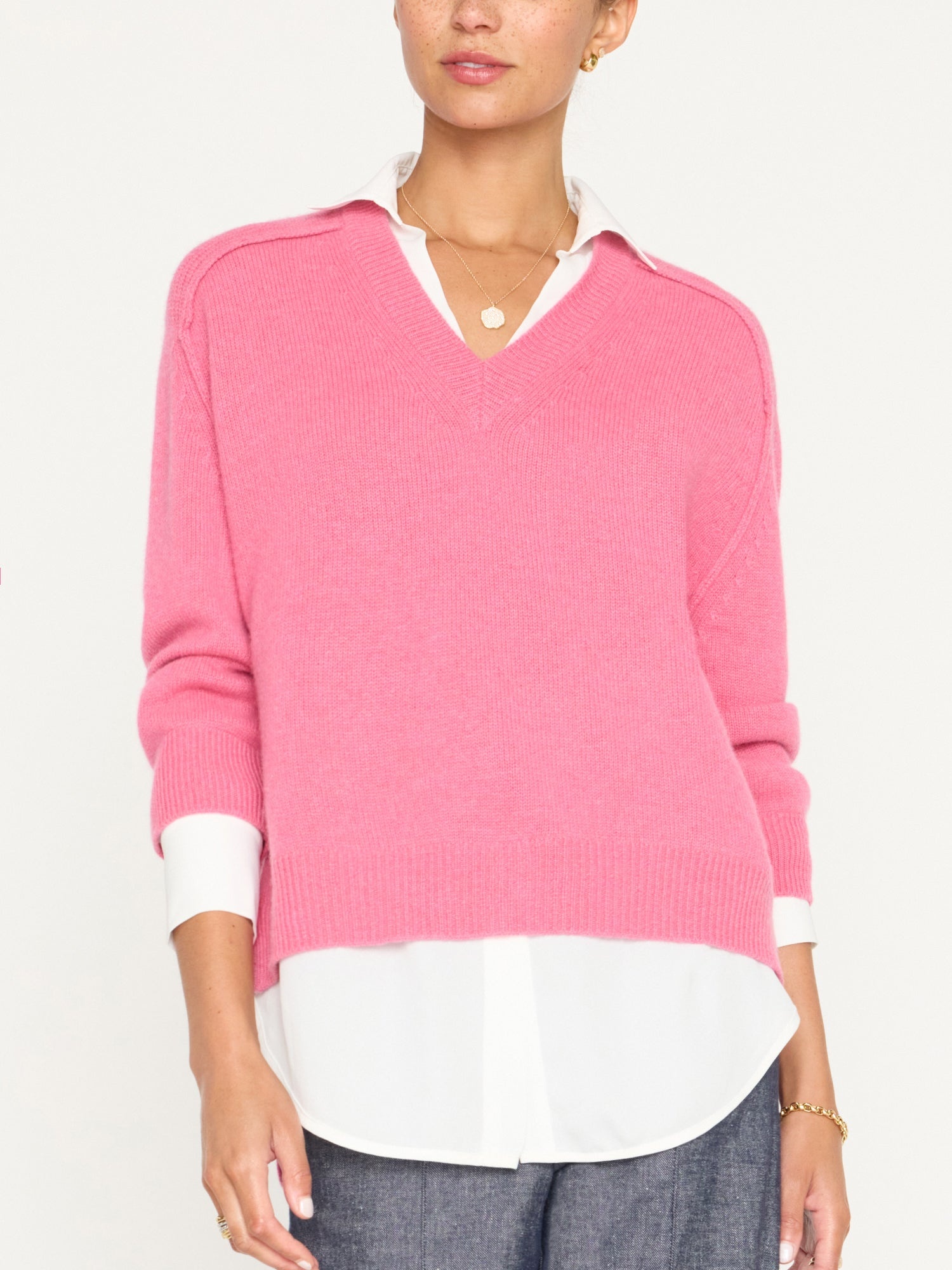 The Looker Layered V-Neck - 3