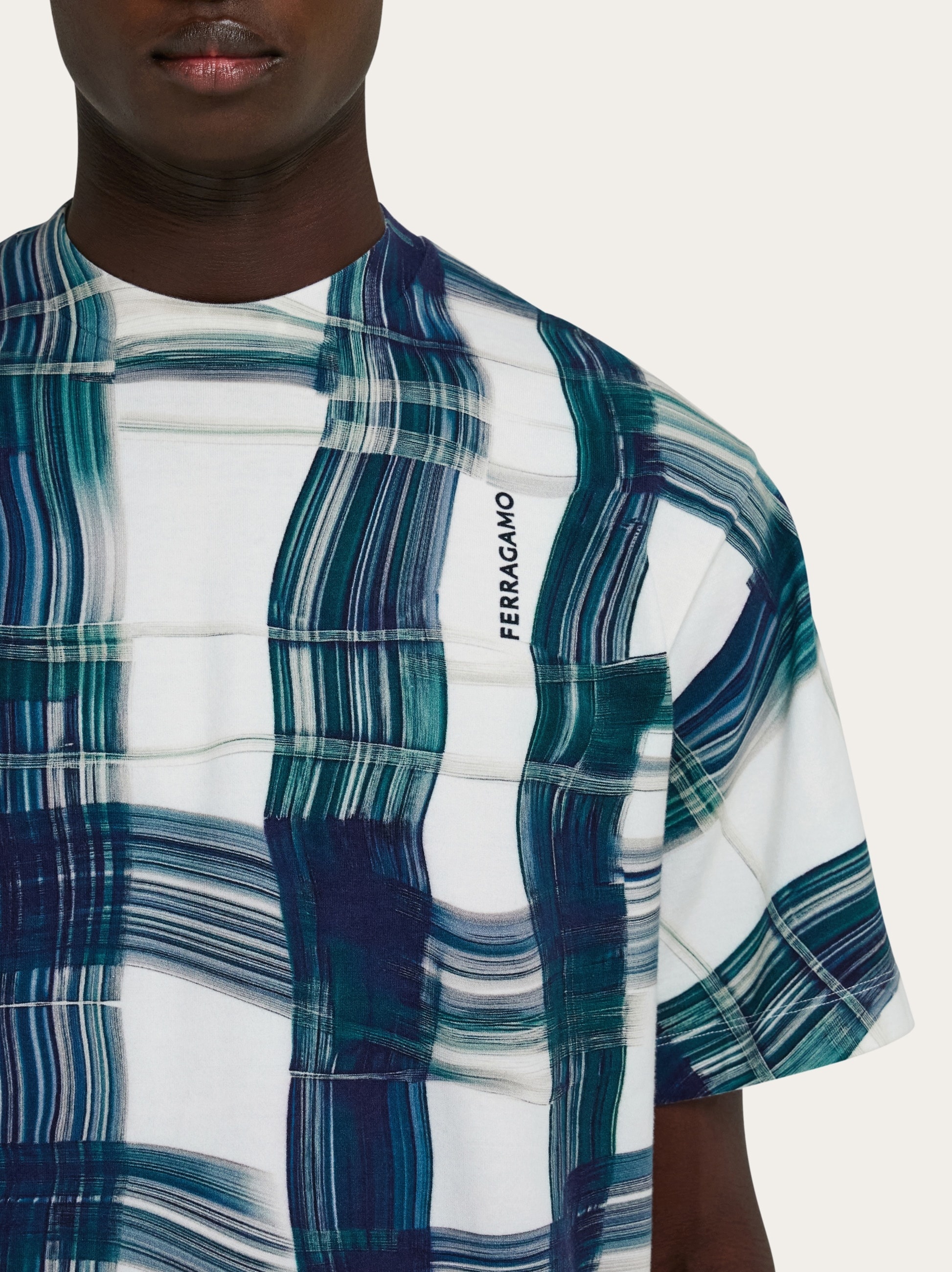 Tartan print T-shirt - 4