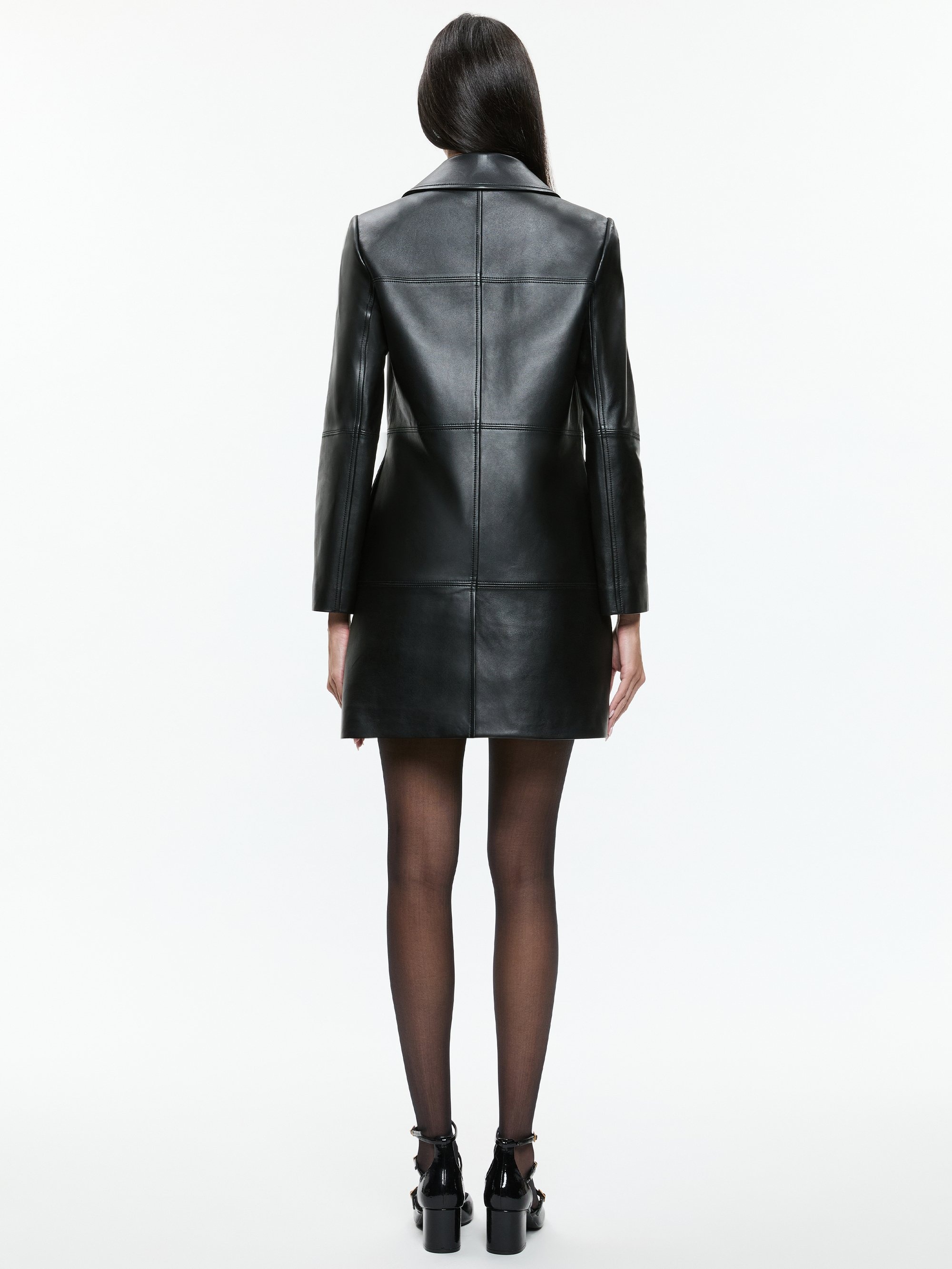 LOGAN LEATHER COAT - 4