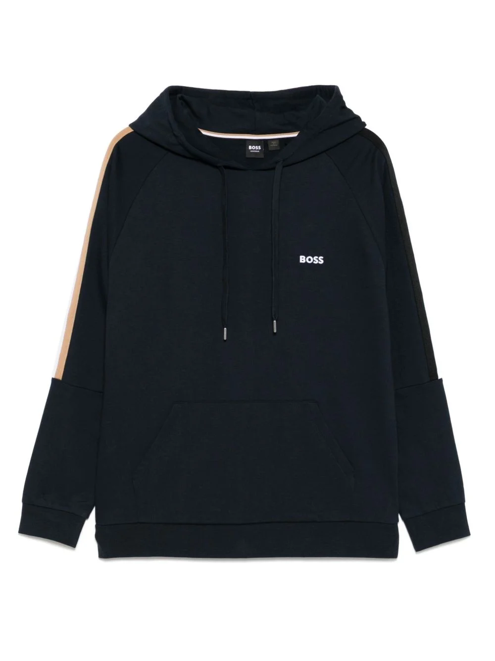 logo-embroidered hoodie - 1