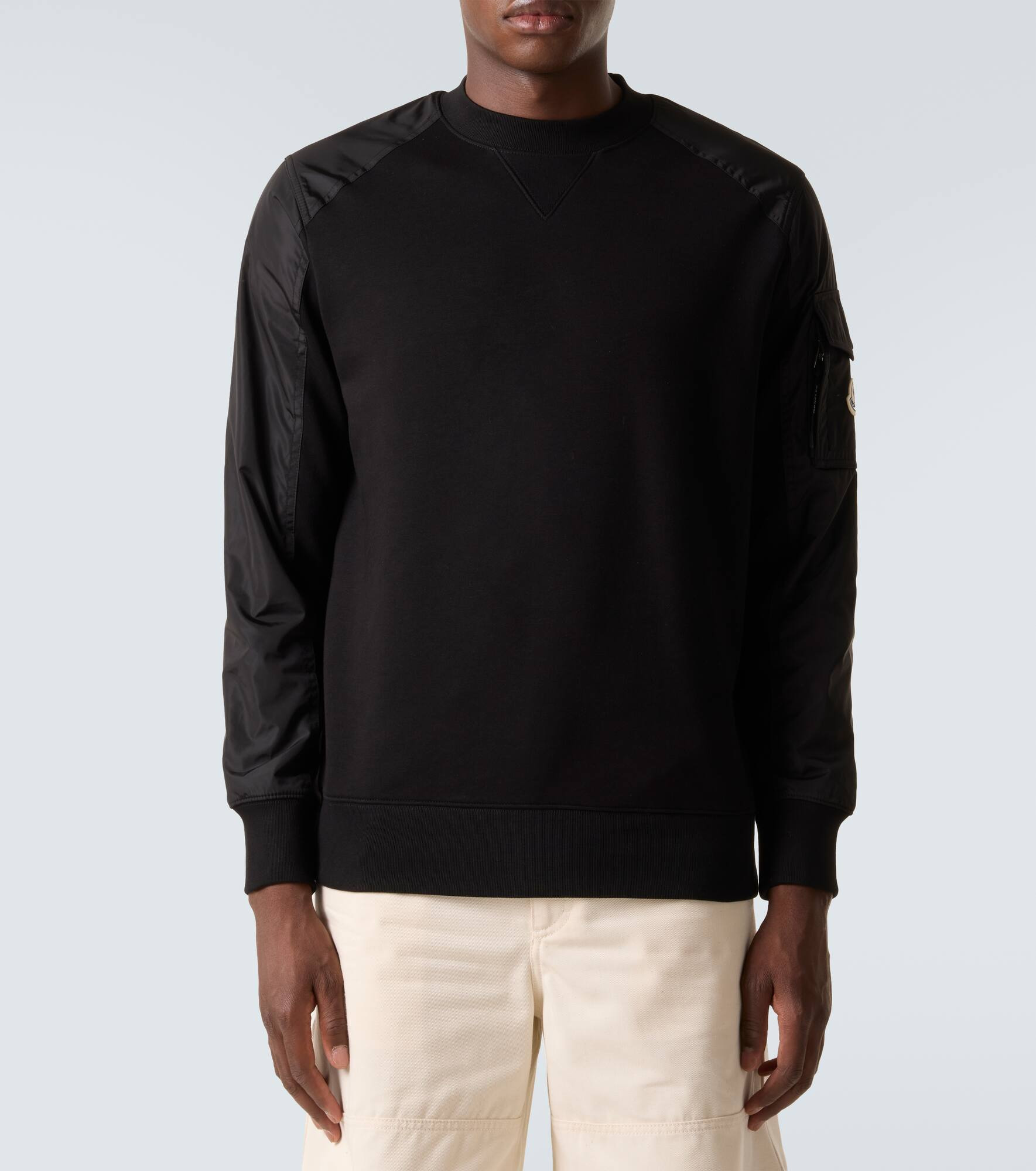 Cotton-blend sweatshirt - 3