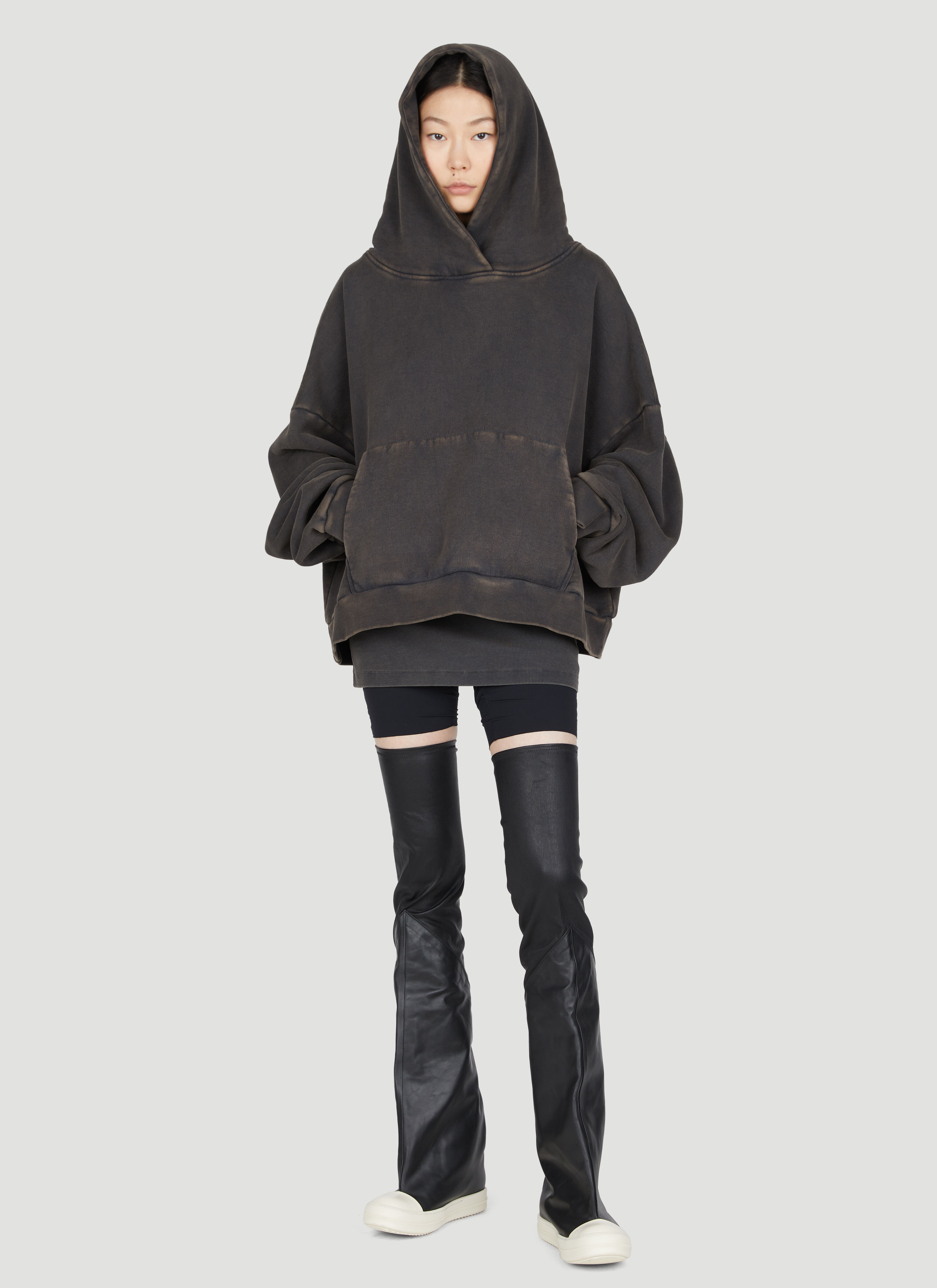 Washed Heavy Hooded Sweatshirt - 2