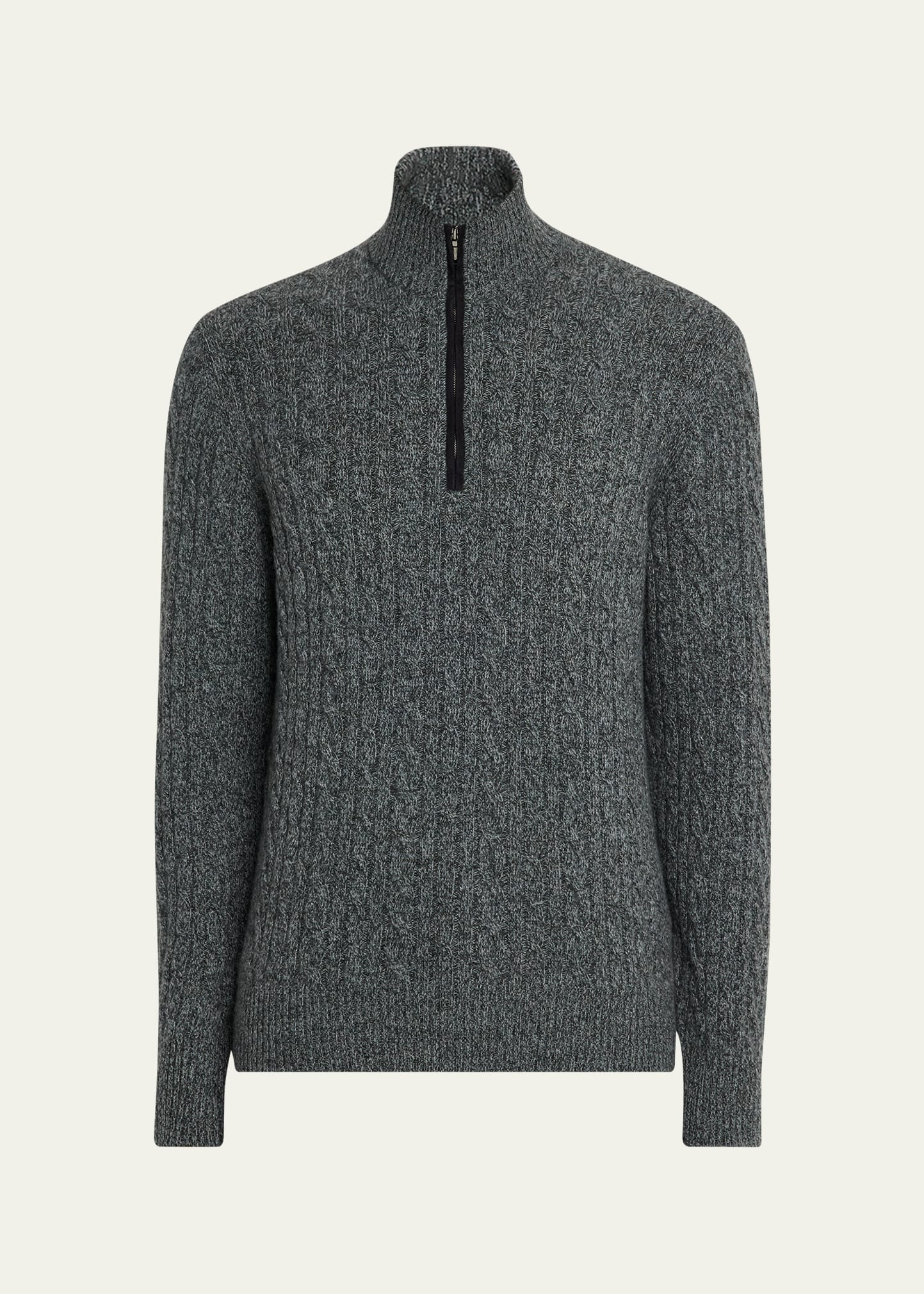 Cashmere Cable-Knit Sweater - 1