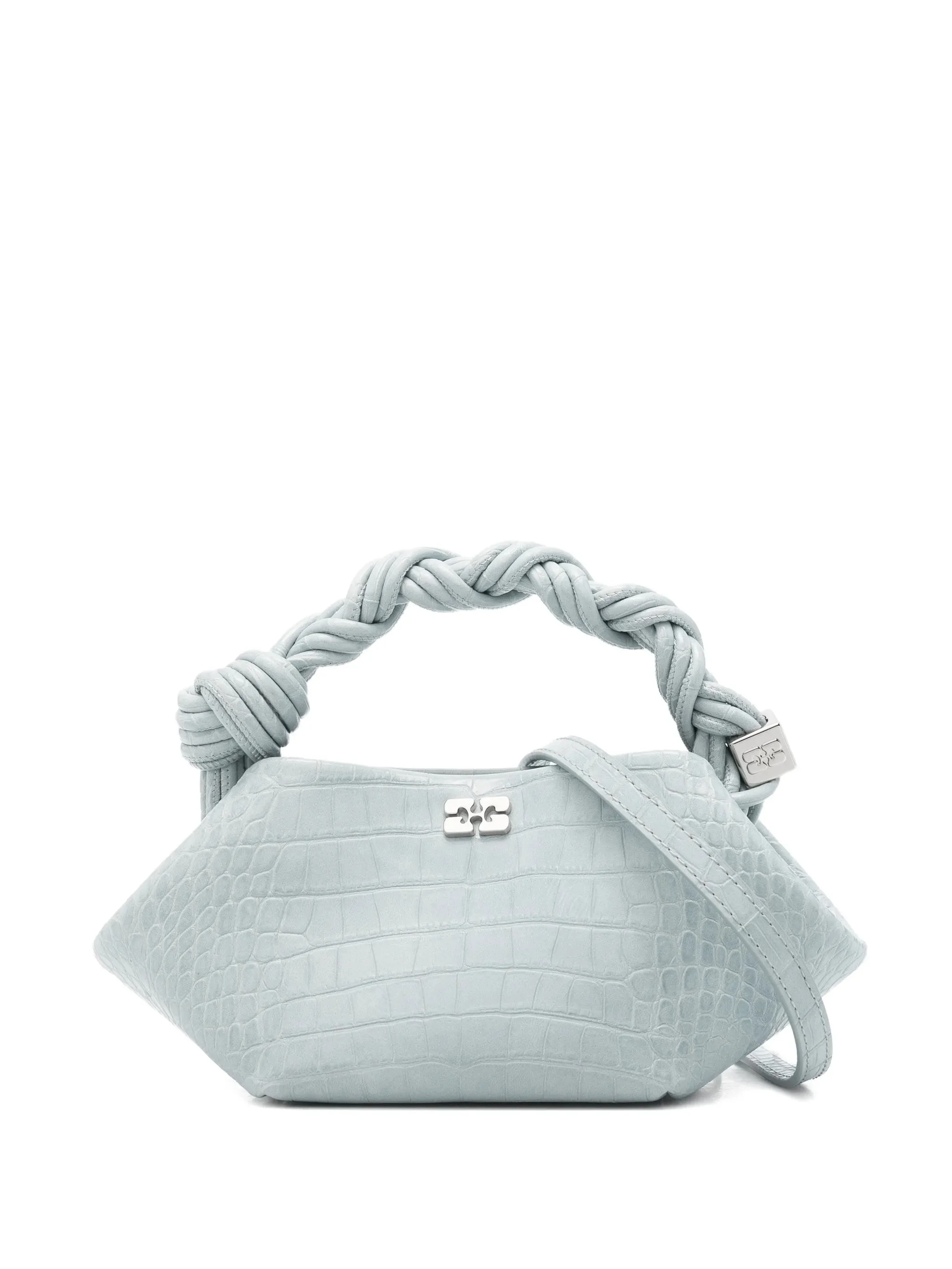 croco twisted bou mini satchel - 1