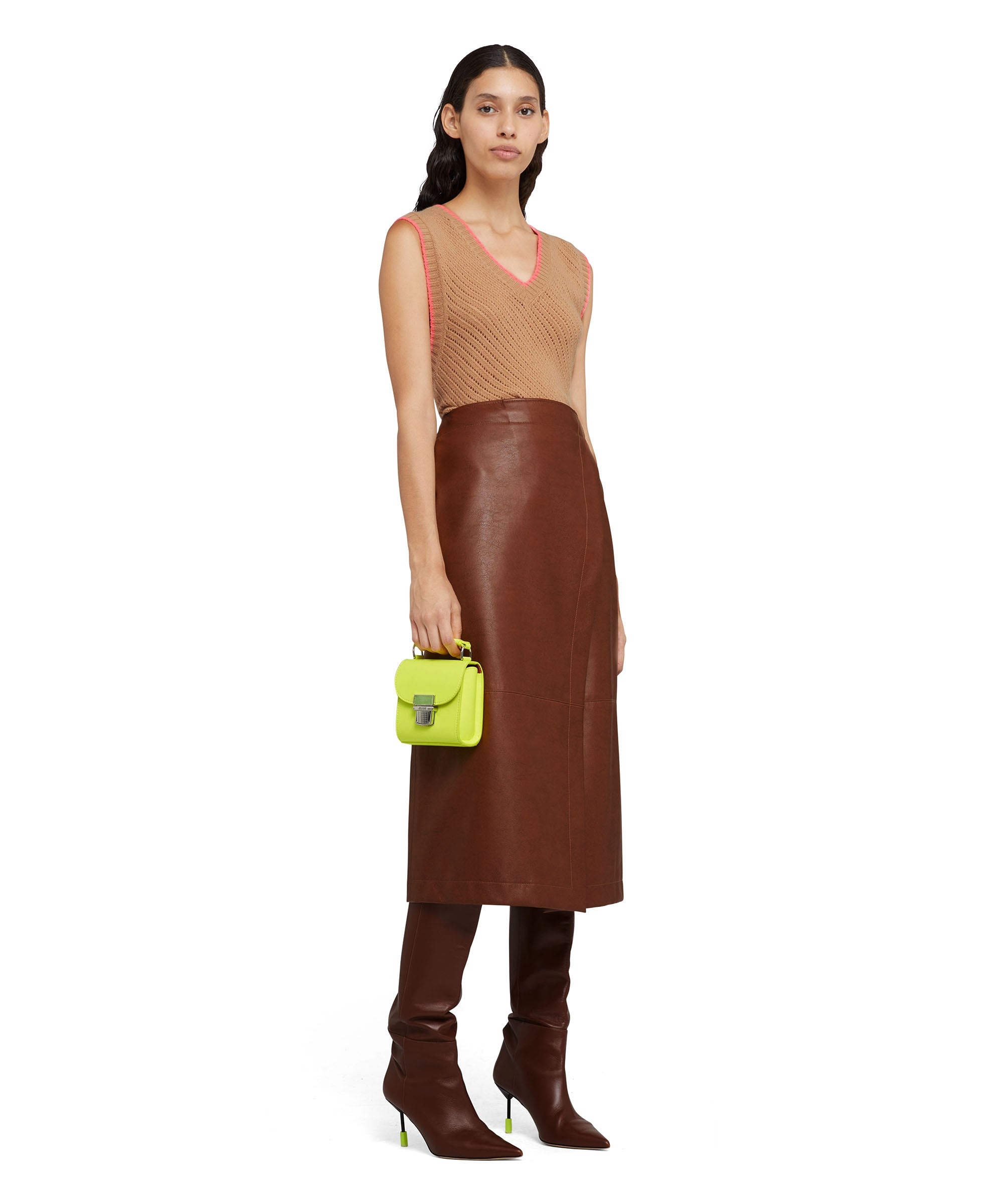 Wool and cashmere pointelle vest - 5
