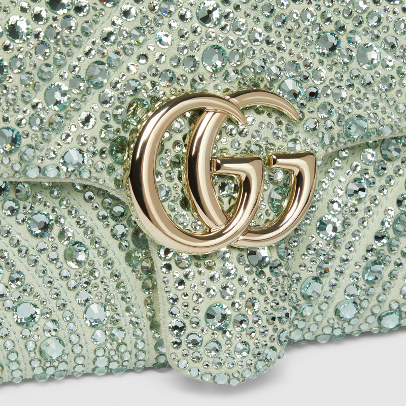 GG Marmont crystals small shoulder bag 6