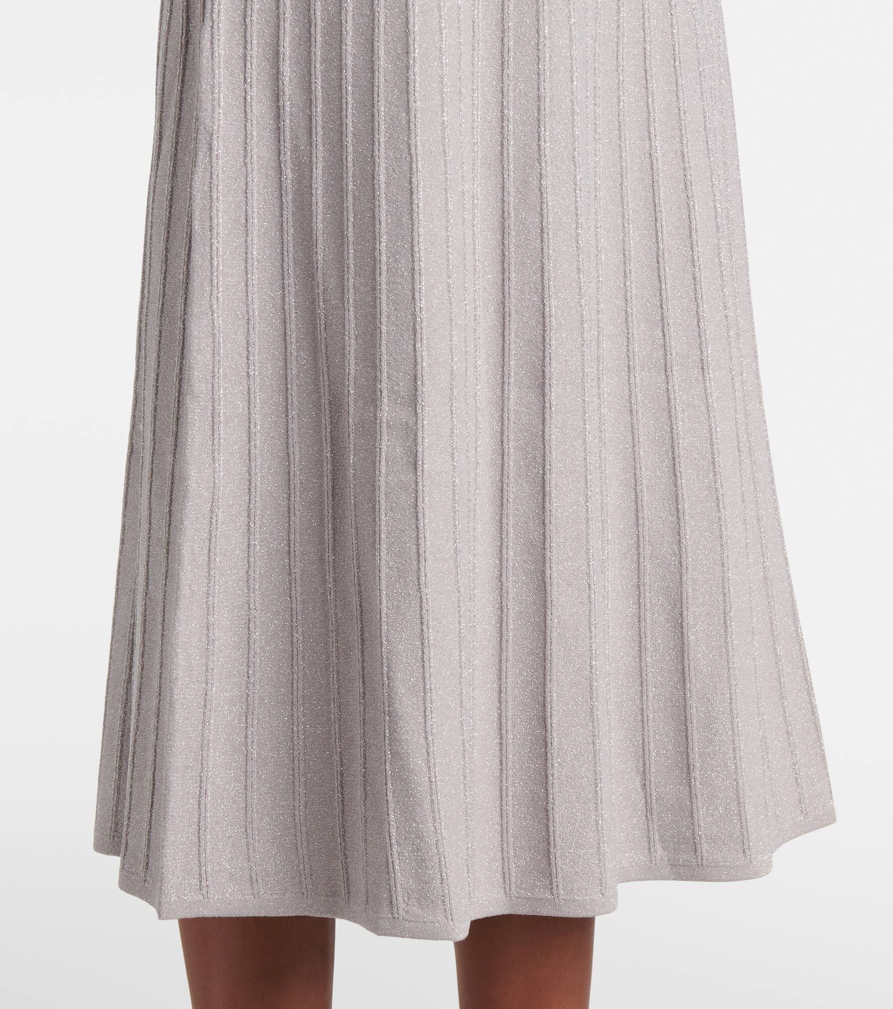 Nami knitted lamé midi dress - 5