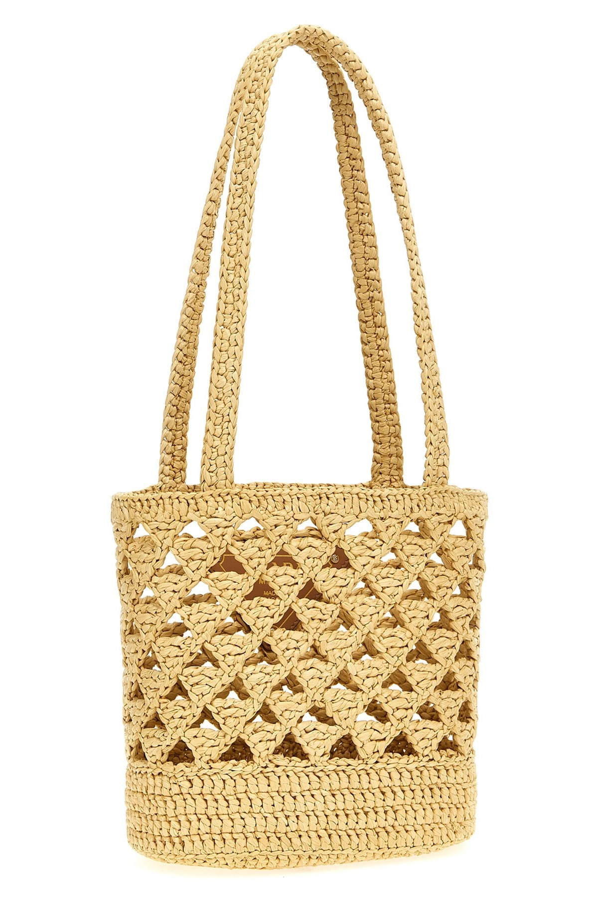 Crochet logo handbag - 3