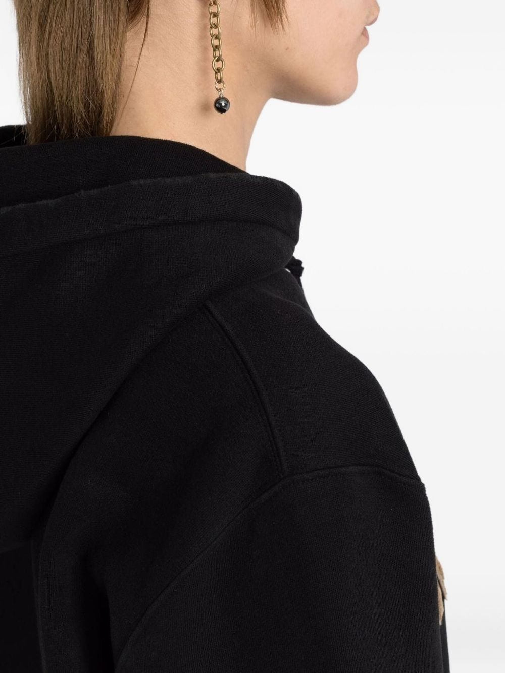 Empiecement logo hoodie - 5
