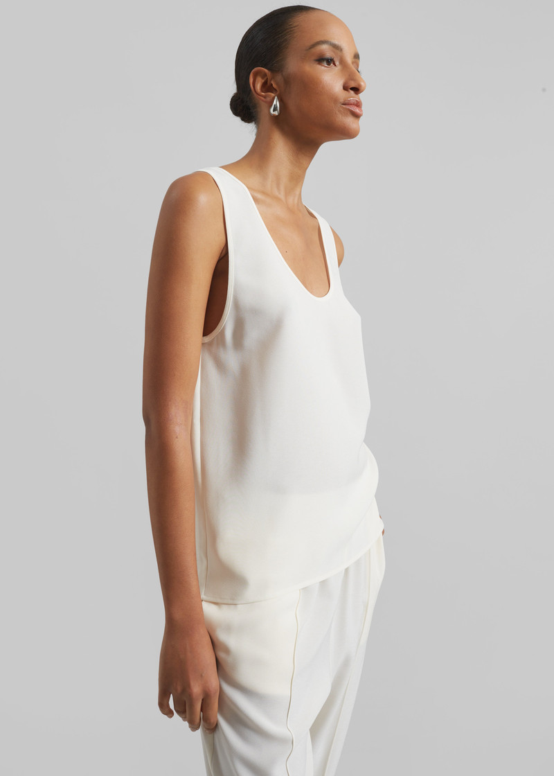 Esten Tank Top - Ivory 3