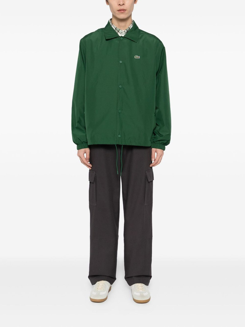 LACOSTE logo-embroidered jacket outlook