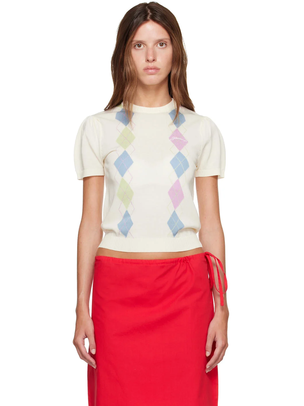 Off-White Argyle T-shirt - 1