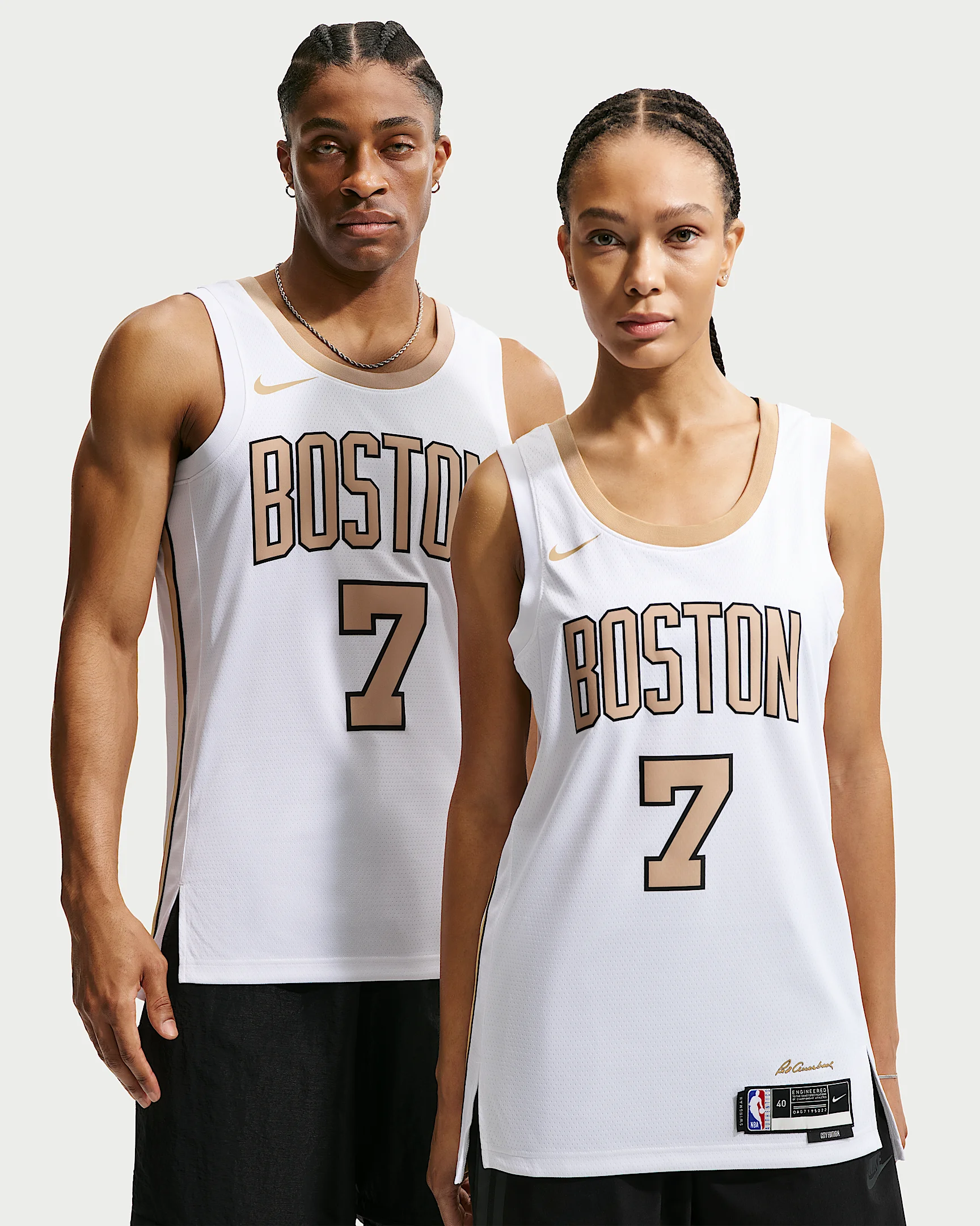 Jaylen Brown Boston Celtics City Edition Men's Nike NBA Swingman Jersey - 1