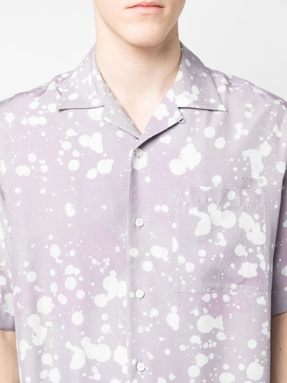 Kurt splatter short-sleeve shirt - 5