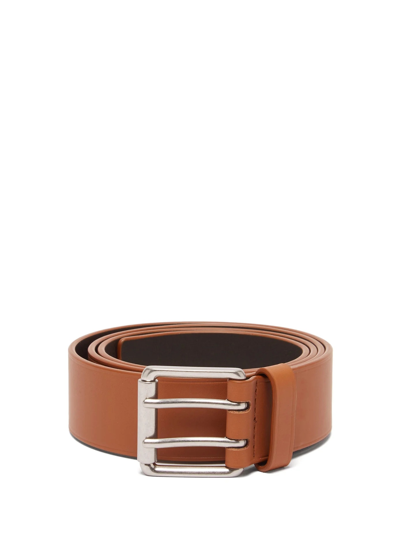 Smooth leather belt - 1