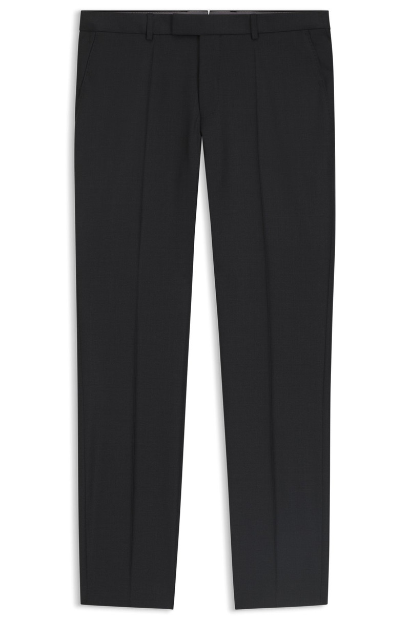 SLIM-FIT TROUSERS IN VIRGIN WOOL WITH STRETCH 1