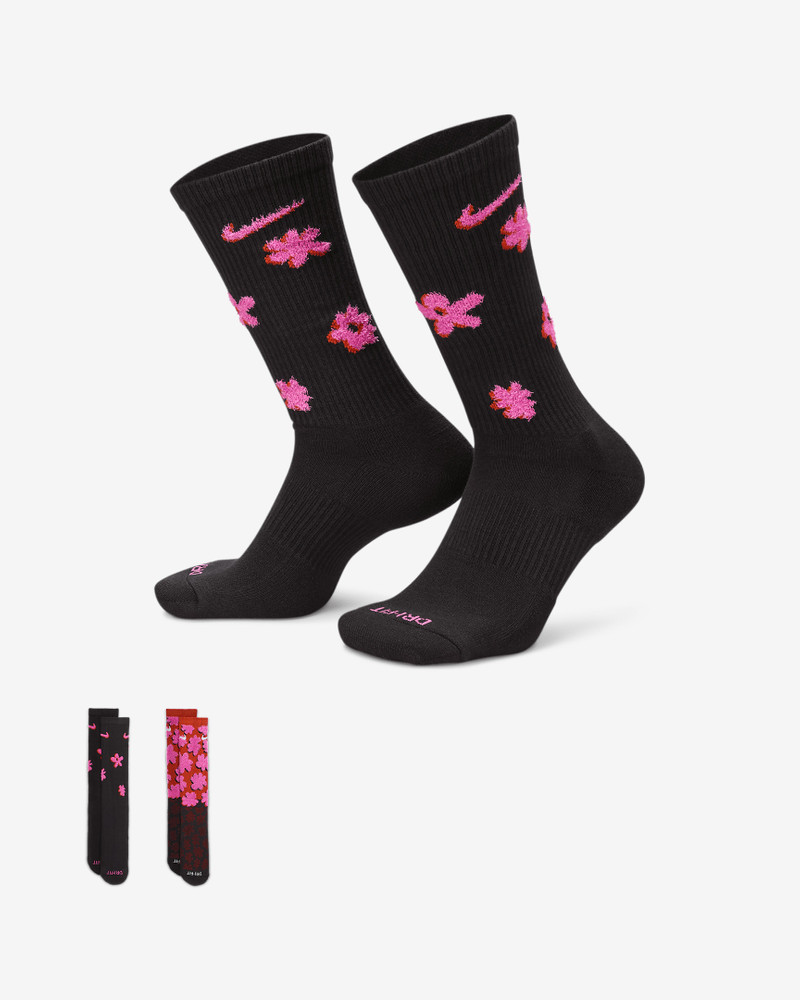 Nike Everyday Plus Cushioned Crew Socks (2 Pairs) - 1